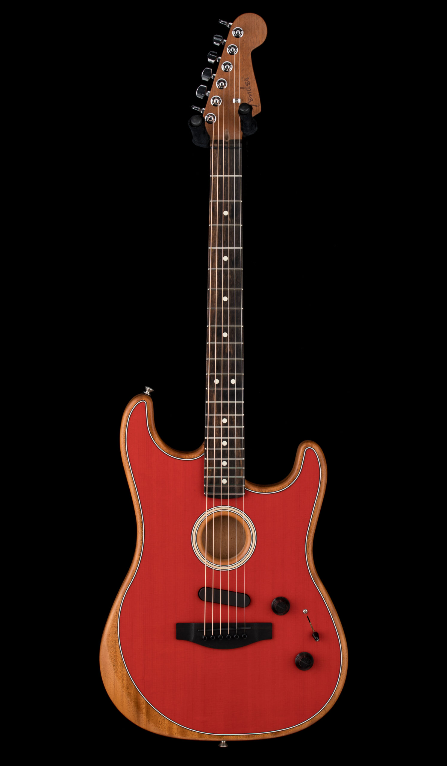 Used Fender Acoustasonic Stratocaster - Dakota Red